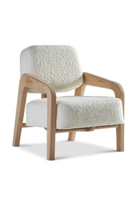 เก้าอี้ไม้สักสไตล์นอร์ดิก เก้าอี้โซฟาเดี่ยวสุดหรูสำหรับโรงแรม เก้าอี้เดี่ยวทันสมัย - Product Image 3