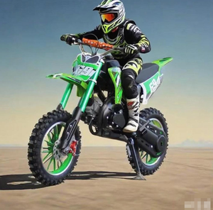 Nueva motocicleta de montaña para niños de dos tiempos de tracción manual de un solo cilindro todoterreno de conejo - Product Image 1