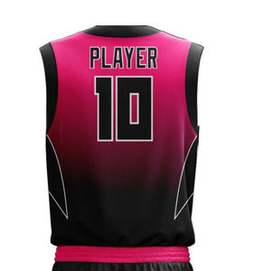 Maillot de basket-ball sur mesure avec logo, grande taille, respirant, antibactérien, séchage rapide, polyester imprimé, technique, prix d'usine, équipe - Product Image 6