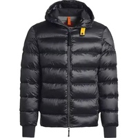 2025 hommes noir brillant doudoune hiver froid imperméable veste décontractée à capuche avec duvet de canard teint