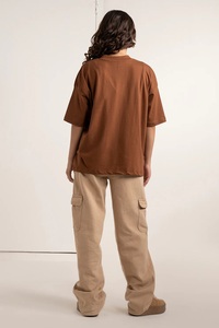 เสื้อยืดคอกลมแขนสั้นสำหรับผู้หญิงเสื้อยืดผ้าฝ้ายพิมพ์ลาย - Product Image 4