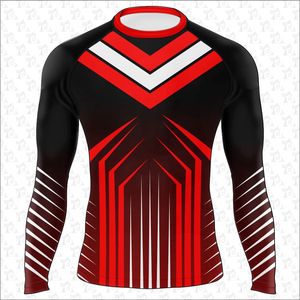 Profesional spandex tela hombres rashguard natación Tops Rash Guard, rash Guard UPF50 Rash gaurds para hombres personalizado OEM/ODM - Product Image 3