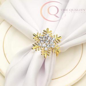 Anneaux de serviette classiques pour table à manger, accessoire de vaisselle en métal décoratif - Product Image 6