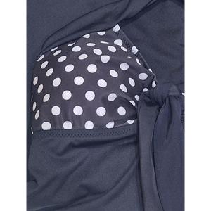 Pantaloncini a pois da donna costume da bagno