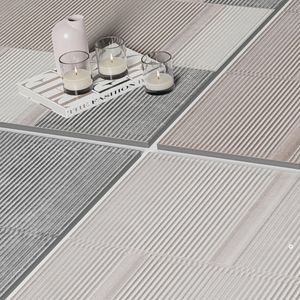 Carreaux de porcelaine sculptés de luxe 600x1200, murs décoratifs haut de gamme pour hall d'hôtel, décoration intérieure de bureau d'entreprise premium, carreaux de construction - Product Image 1