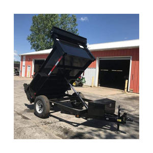 Remolque de Volteo Hidráulico de Eje Doble, Cuerpo de Acero de Alta Resistencia, Agricultura, Minería, Paisajismo, Construcción, Transporte de Residuos, Alta Seguridad - Product Image 3