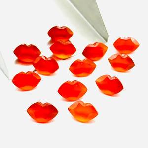 Grado superior 100% Natural cornalina piedra preciosa cabujón calidad asegurar precioso Natural Marquesa en forma cornalina piedra preciosa suelta OEM - Product Image 5