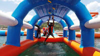 Grand toboggan aquatique gonflable pour utilisation en mer et en lac, équipement d'amusement aquatique extérieur, 30x25m, certifié CE