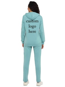 Vente en gros de vêtements de sport personnalisés pour femmes, survêtements d'entraînement, combinaisons de jogging, pantalons de survêtement et pantalons zippés - Product Image 5