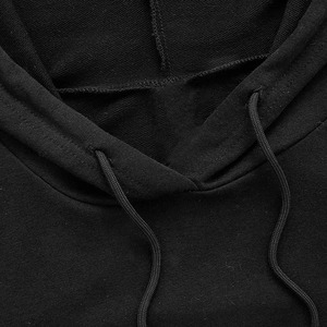Streetwear à manches longues pour femmes OEM Robe à capuche surdimensionnée imprimée sur mesure avec logo sur le devant Manches lanterne doublées pour l'hiver - Product Image 6