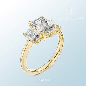 Anillo Exclusivo con Racimo de Esmeraldas, Claridad VS+, Color F, Certificado IGI, Hecho a Medida, Joyería Fina, Pieza Artesanal - Product Image 6