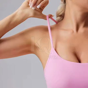 Sujetador Deportivo Ligero de Alta Calidad para Mujer, Talla Grande, con Logotipo Frontal - Ropa Deportiva para Entrenamiento - Product Image 5