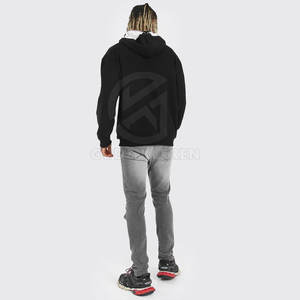 Sudaderas con capucha personalizadas de estilo callejero para hombre, sudaderas con cremallera de invierno para hombre, ropa al por mayor, sudaderas con capucha para jóvenes en blanco - Product Image 3