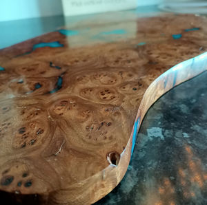 Planche à découper en bois en résine époxy de qualité supérieure, planche à fromage de service pour la confiserie aliments fromage Fruits - Product Image 2