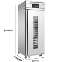 Système commercial automatisé de fermentation et de retardateur réfrigérés à 36 plateaux GRACE