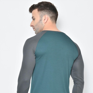 La mejor camiseta atlética elegante de manga larga para hombre, ligera y que absorbe la humedad, Ideal para ejercicio y deportes, transpirable y personalizada - Product Image 5