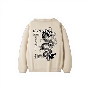 Nouveau Pull à Capuche en Molleton 100% Coton de Haute Qualité 2025, Impression de Logo Personnalisé, Coupe Oversize, Essentiels Hiver Longue Saison, Vente en Gros - Product Image 3