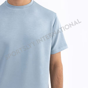 Camiseta de Hombre 100% Algodón, Venta Caliente, Logotipo Personalizado, Buena Calidad, Serigrafía, Color Sólido - Product Image 6