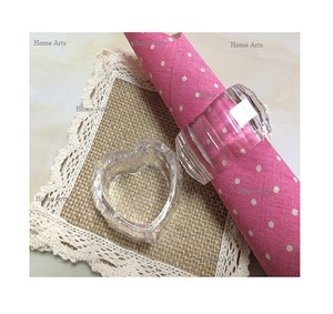 Juego de 6 Anillos para Servilletas de Acrílico Transparente de la Mejor Calidad, Anillos para Servilletas de Tamaño Personalizado para Proveedores Mayoristas - Product Image 2