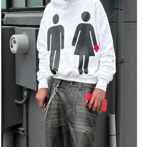 เสื้อฮู้ดผู้ชายโอเวอร์ไซส์มีฮู้ดโอเวอร์ไซส์ - Product Image 5
