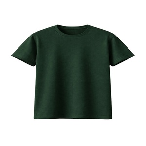 Wholesale Men's Casual Solid Blank Jersey 80% Cotton 20% <b>Polyester</b> <b>T</b>-<b>Shirts</b> 180 GSM Regular Fit Short Sleeve O-Neck Breathable - Product Image 2