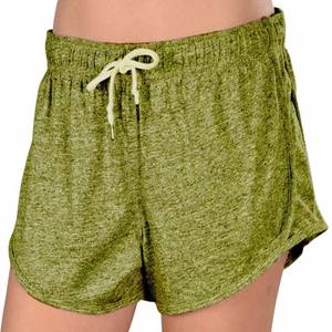 Pantalones cortos deportivos antidesgaste de secado rápido para mujer, Shorts holgados informales de cintura alta para correr, Yoga, Material de poliéster - Product Image 2