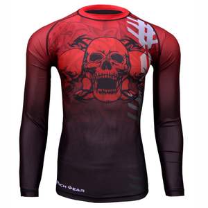 Men's Long Sleeve Performance Fit <b>Compression</b> <b>Shirts</b> Breathable Rash Guard for Jiu Jitsu BJJ MMA No Gi Martial Arts - Product Image 5
