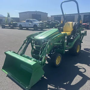 Tracteur compact John Deere 1025R 2025, hydrostatique, 4 roues motrices, 24 CV, avec système de surveillance à distance et de pilotage automatique, doté d'un moteur - Product Image 1
