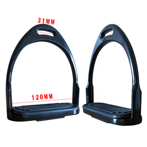 อุปกรณ์ขี่ม้าใหม่ ขาตั้งขี่ม้าแบบยืดหยุ่น ทำจากอลูมิเนียมอัลลอยด์ สำหรับแข่งม้า ป้องกันการลื่น ทนทาน น้ำหนักเบา - Product Image 2