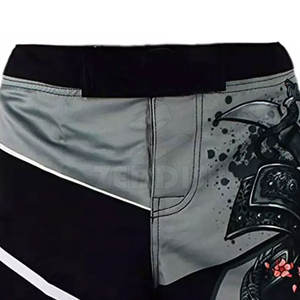 Meilleure vente de short MMA de haute qualité pour hommes décontracté taille élastique vêtements d'entraînement motif solide Arts martiaux vêtements de sport pour adultes - Product Image 6