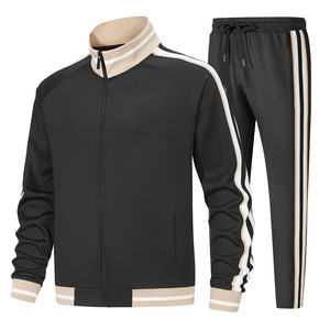 Logotipo personalizado Otoño Invierno 2025 ropa de hombre dos piezas Unisex sudadera pantalones a prueba de viento deportes transpirable gimnasio desgaste chándal conjunto - Product Image 2
