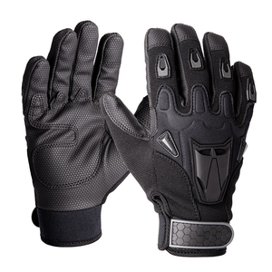 Gants de travail personnalisés en cuir avec paume renforcée en TPR pour écran tactile, antidérapants, pour la construction et la mécanique - Product Image 5