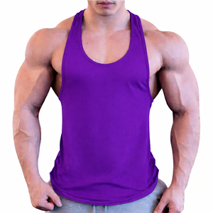 Camiseta Deportiva de Alta Calidad para Hombre, Ajustada, de Algodón y Elastano, Blanca, con Nervaduras, para Gimnasio - Product Image 1