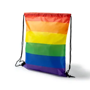 Sac à dos sportif personnalisé Motta avec cordon de serrage pour gadgets, article promotionnel personnalisable - Product Image 5