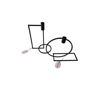 Bougeoir conique en métal moderne Bougeoir à 5 bâtons Décoration intérieure vintage Autres bougeoirs pour le salon - Product Image 6