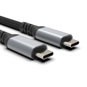 20Gbps 100W 20V/5A Alu and NYLON braiding Type C ปลั๊ก TO Type C 4K60Hz USB3.1สายเคเบิล Gen2x2 - Product Image 2