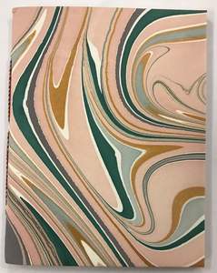 วารสารกระดาษลายหินอ่อนทำมือสั่งทำทำจากผ้าฝ้ายทำด้วยมือขนาด6*8สำหรับขายต่อ - Product Image 5