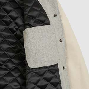 Chaquetas Letterman de Alta Calidad Premium 2024, Cuerpo de Lana, Mangas de Cuero Vacuno, Chaquetas Varsity con Mangas de Cuero para Hombre y Mujer - Product Image 4