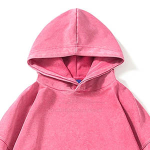 Vêtements décontractés Conception personnalisée Stone Wash Hoodies Vente en gros Stone Wash Hoodies Top Quality Stone Wash Basics Hoodies - Product Image 4