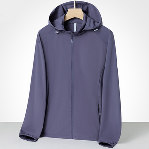 Veste d'extérieur pour homme en spandex, protection solaire UPF 50+, séchage rapide, impression sérigraphique, vêtements de pêche, vente en gros personnalisée, manches longues - Product Image 1