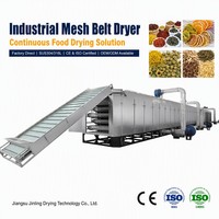 Energiebesparende gaasbanddroger SUS304 400-2000kg/uur Continue fruit- en groentedroger Meerlaagse industriële droogmachine