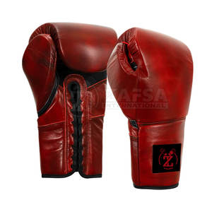 Custom Made New Style Boxing <b>Lace</b> Up <b>Gloves</b> Customized Logo Boxing <b>Lace</b> Up <b>Gloves</b> Sports Adult Boxing <b>Lace</b> Up <b>Gloves</b> - Product Image 2
