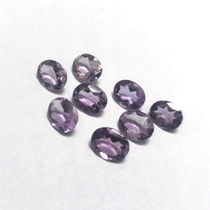 Lot de 8 pierres précieuses en améthyste naturelle, ovales facettées 10x8mm, 15,9 carats, qualité supérieure, vente en gros, 18,17 $ US pour l'ensemble - Product Image 4