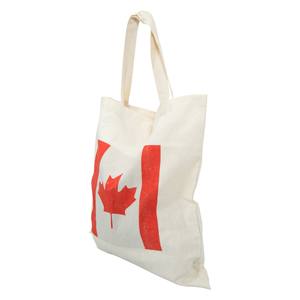 Vente en gros de sacs à provisions réutilisables bon marché avec logo imprimé personnalisé sac fourre-tout en toile de coton blanc uni - Product Image 3