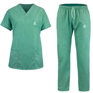 Conjuntos de uniformes médicos de moda de alta calidad, uniformes unisex femeninos elásticos más vendidos, conjuntos de uniformes médicos de enfermera de hospital de manga corta - Product Image 5
