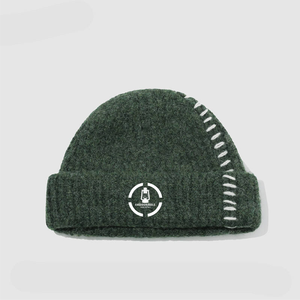 Automne hiver Style coréen femme jeunesse bonnets broderie 3D avec impression numérique hommes bonnets pour scène de plage - Product Image 4