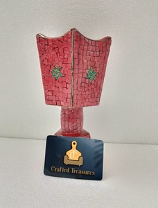 Best-seller Brûleur d'encens Mosaïque verte mubkhakar Accents de gemme turquoise verte Décoration intérieure Brûleur de parfum Bakhoor Au meilleur prix - Product Image 5