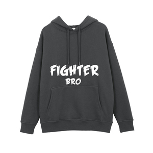Poids lourd français Terry col rond hommes Streetwear pull hiver thermique haut décontracté couleur unie sweat surdimensionné - Product Image 2