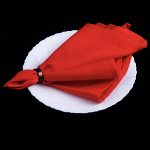 100% ensemble de serviettes en satin de coton à séchage rapide serviette en lin solide blanc tissé pour la maison hôtels restaurants utilisation durable de la cuisine - Product Image 2