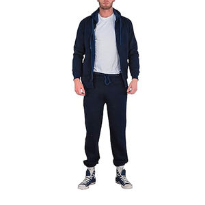 Conjuntos Deportivos de Invierno de Alta Calidad, Dos Piezas de Felpa, Sudadera con Capucha y Pantalones Deportivos, Nuevo Estilo Unisex, Corte Regular, Resistente al Viento - Product Image 4